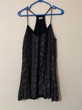 Hollister Black and White Adjustable dress